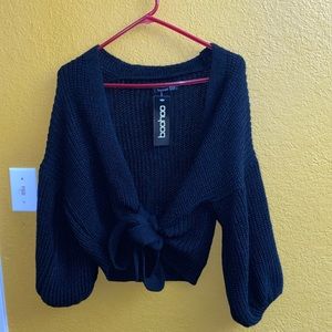 Boohoo Plus Size Tie front cardigan